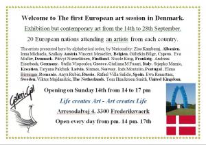 Norwegian Artist Sirenes Exhibits In Denmark, China And Italy In September